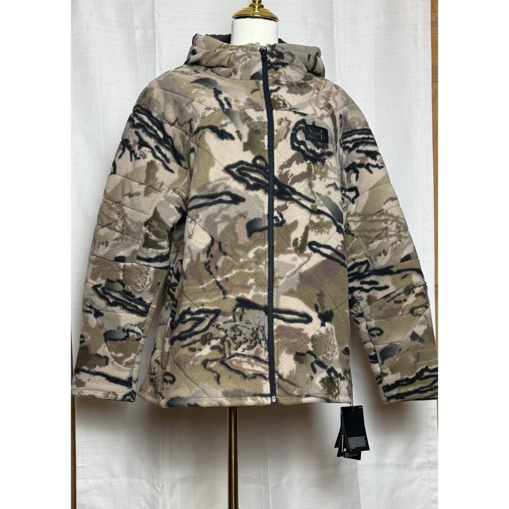 Under Armour Women's XL Barren Camo Fleece Jacket Mid Season Kit NWT